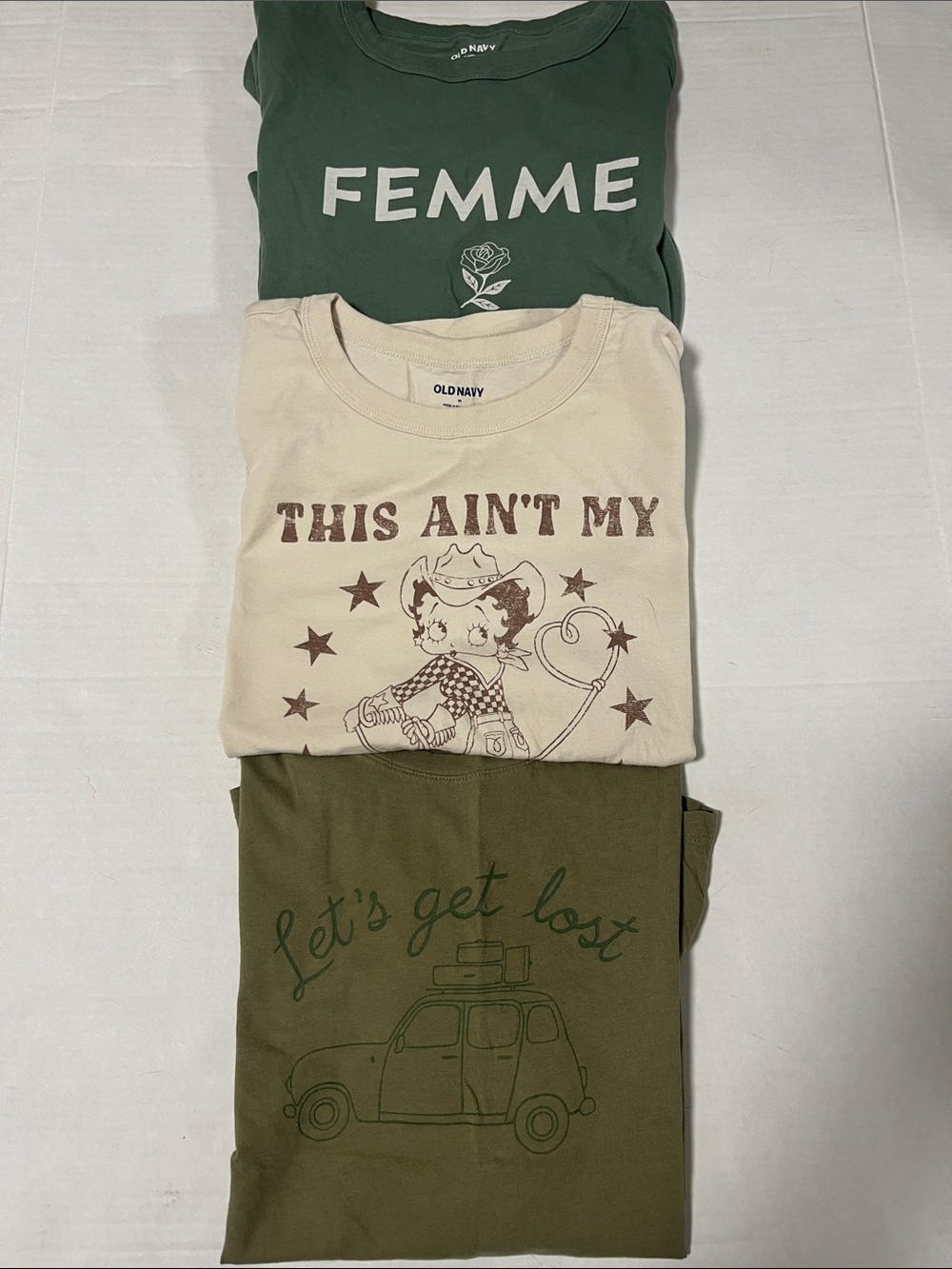 Old Navy Short Sleeved Graphic Tee Bundle